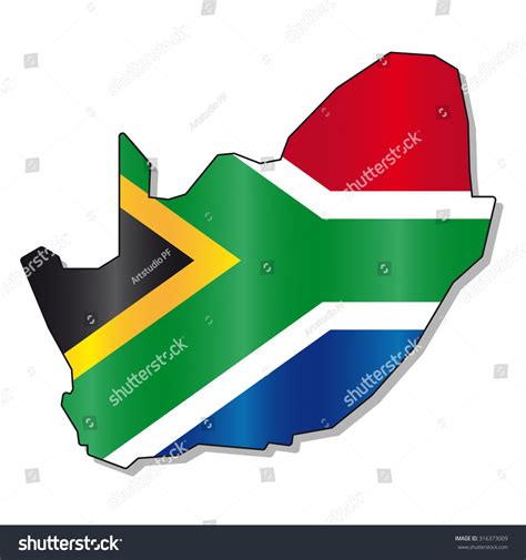 South African Flag Stock Vector Royalty Free 316373009 Shutterstock