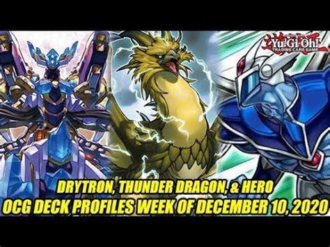 Drytron Thunder Dragon Hero Yu Gi Oh Ocg Deck Profiles Week Of