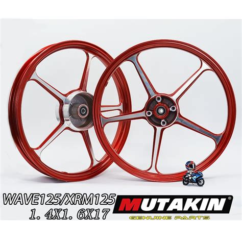 Redmutakin Mags For Honda Wave Xrm Front Disc Rear Drum