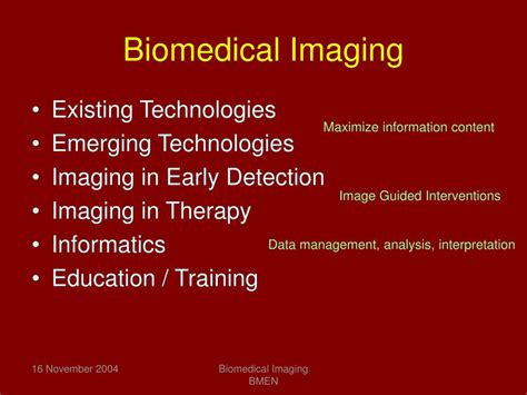 Ppt Biomedical Imaging Of The Future Powerpoint Presentation Free