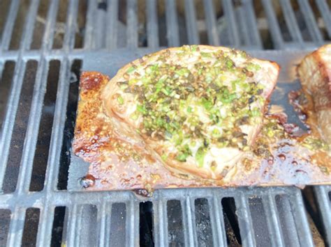 Cedar Plank Grilled Swordfish With Mango Pineapple Salsa — Awesome Apron