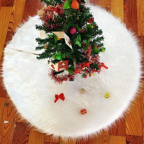 Faux Fur Christmas Tree Skirt - JDGOSHOP - Creative Gifts, Funny ...