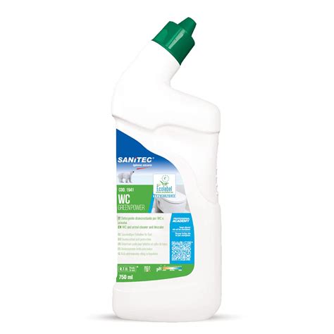 Sanitec Green Power Wc Gel Detergente Disincrostante Per Wc Ecologico