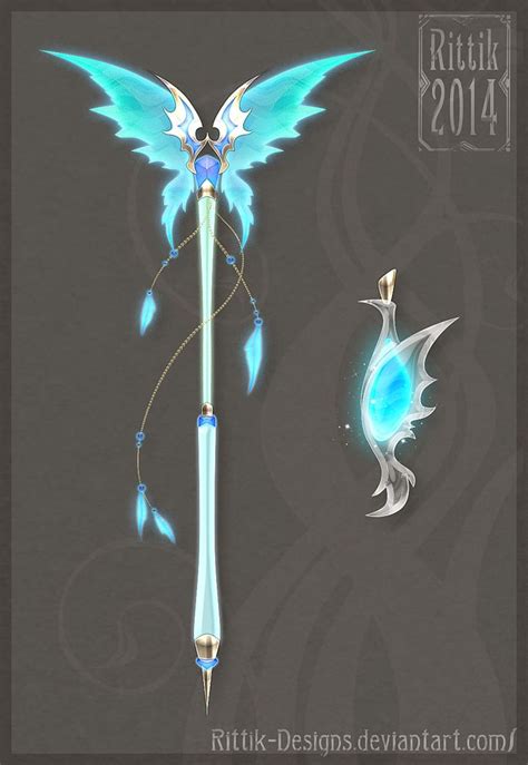 Staff And Elixir By Rittik Designs On Deviantart Modelos Low Poly