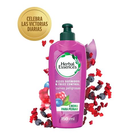 Crema Para Peinar Herbal Essences Curvas Peligrosas Cerezas Silvestres 150 Ml Walmart