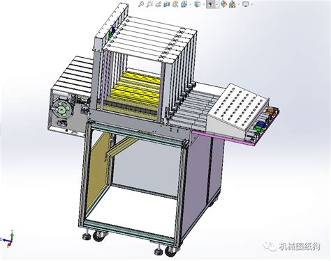 【非标数模】插件机自动给料机3d数模图纸 Solidworks设计solidworks 仿真秀干货文章