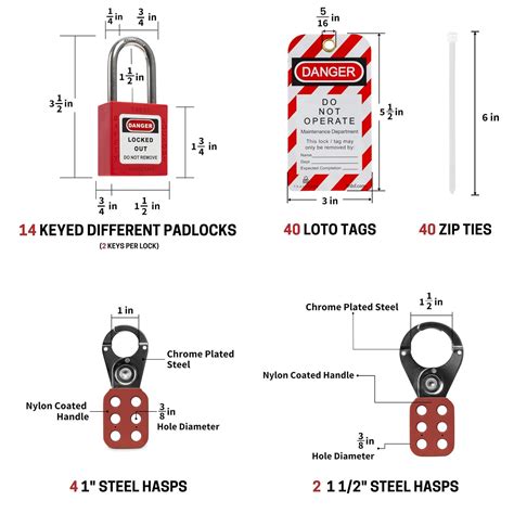 Buy Tradesafe Lockout Tagout Station With Loto Devices 14 Pack Safety