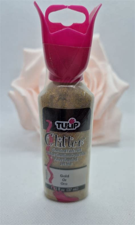 Blue Tulip Glitter Fabric Paint - Blingtastic