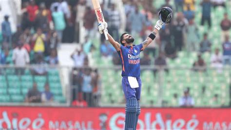 Watch Virat Kohli Celebrates His 46th ODI Hundred In Thiruvananthapuram