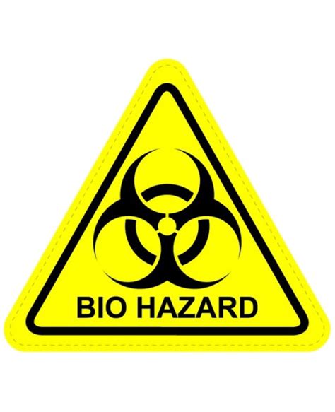 Biohazard Symbol Hazard Warning Safety Sign Transparent PNG