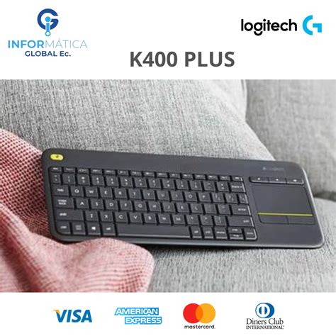 Teclado Inal Mbrico Multidispositivo Con Touchpad Logitech K Plus