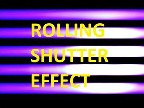 The Rolling Shutter Effect Aliasing Explained YouTube