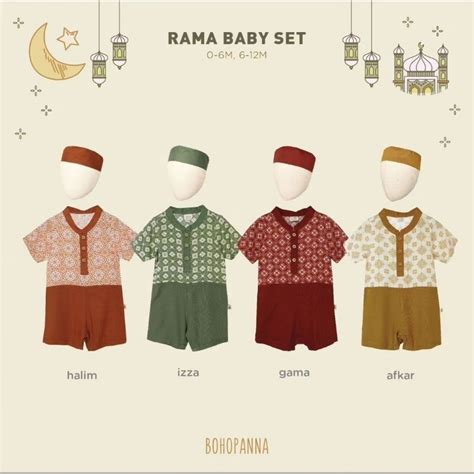 Jual Rama Baby Set Bohopanna Shopee Indonesia