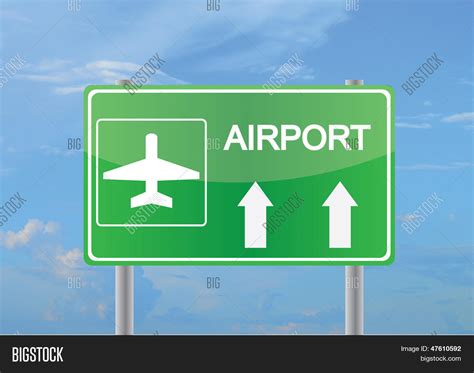 Airport Road Signs