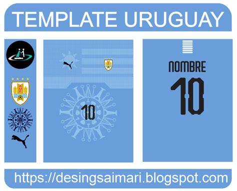 TEMPLATE UNIFORME URUGUAY Desings Aimari