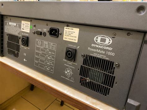 Активный микшерный пульт DYNACORD PowerMate 1000-2 (ОРИГИНАЛ) НЕМЕЦ: 45 ...
