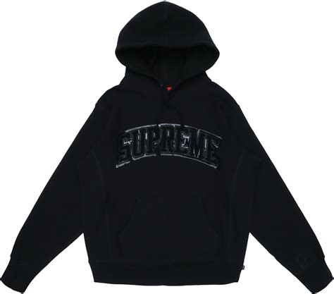 Supreme Patentchenille Arc Logo Hooded Sweatshirt Novelship