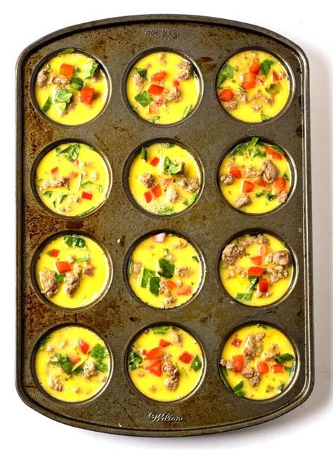 Turkey Sausage Egg Muffins Gluten Free Keto Whole30 Tastythin