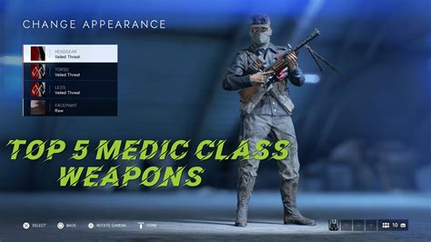 Top 5 Medic Class Weapons Battlefield 5 Youtube