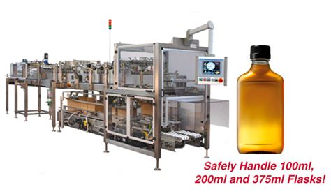 Flask Handling Capability For The 939 Versatron™ Case Packer Standard