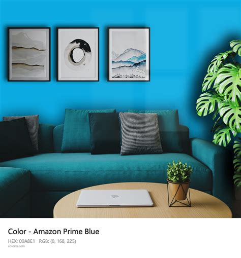 About Amazon Prime Blue Color - Color codes, similar colors and paints ...