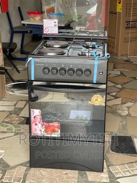 Volcano Gas X Electric Burner With Oven X Black In Accra