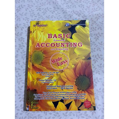 Basic Financial Accounting And Reporting By Win Ballada 2023 Issue 25th