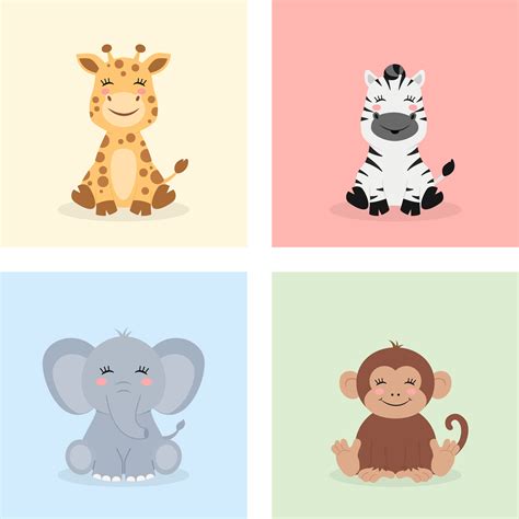 Baby Animals Vector Art, Icons, and Graphics for Free Download