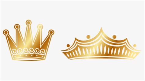 Euclidean Vector Crown - Gold Crown Vector Png, Transparent Png - kindpng