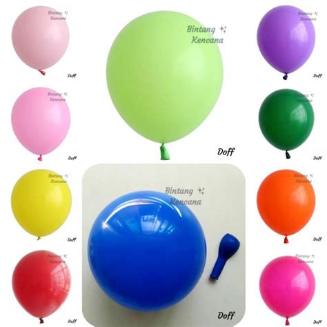 Jual Balon Latex Doff Balon Karet Doff Inch Shopee Indonesia