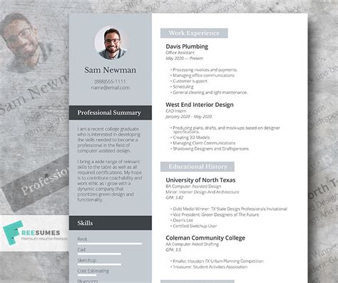 Resume Examples For Freshers Headline About Me Skills And More