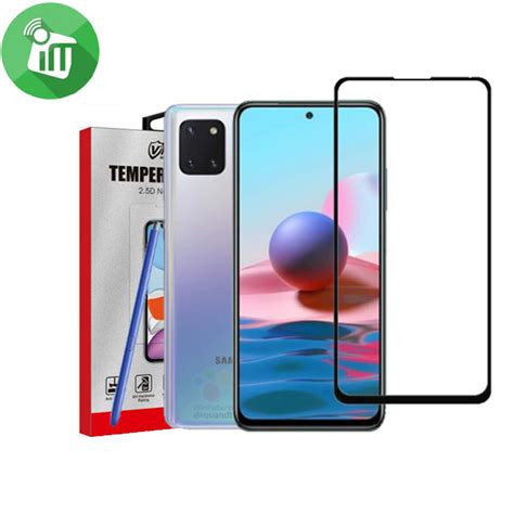 Vmax Screen Protector 2 5d Full Glue Full Cover Tempered Glass For Samsung Galaxy A71 Note 10 Lite