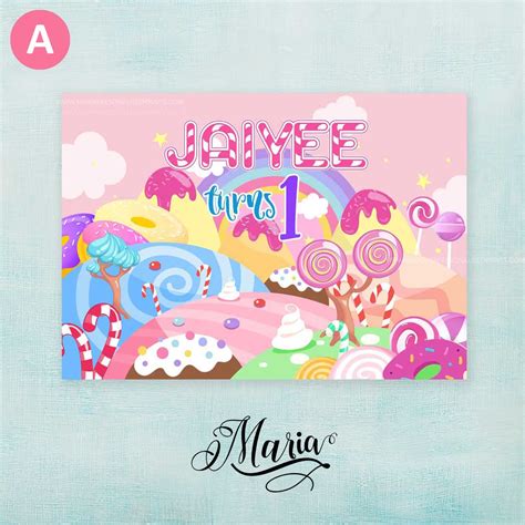 Candyland Theme Birthday Banner | Lazada PH