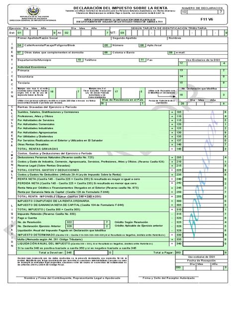 Formularios Declaracion De Renta Pdf Impuesto Sobre La Renta Impuestos