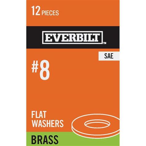 Reviews For Everbilt 8 Brass Flat Washer 12 Pack Pg 1 The Home Depot