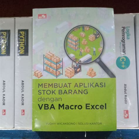 Jual Membuat Aplikasi Stok Barang Dengan Vba Macro Excel Shopee Indonesia