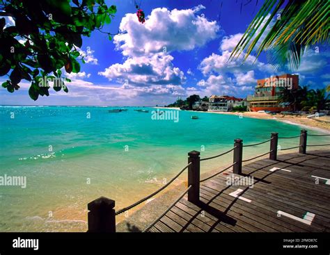 St Lawrence Gap in Barbados Stock Photo - Alamy