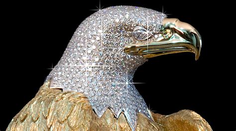 Someone stole this $5 million diamond-encrusted gold eagle statue ...