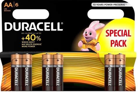 Duracell Basic Alkaline Aa Lr6 Blister 6