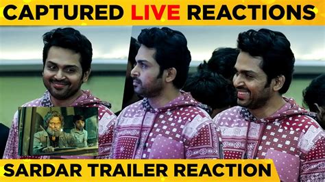 Sardar Official Trailer Reaction Kerala Karthi Raashiikhanna Gv