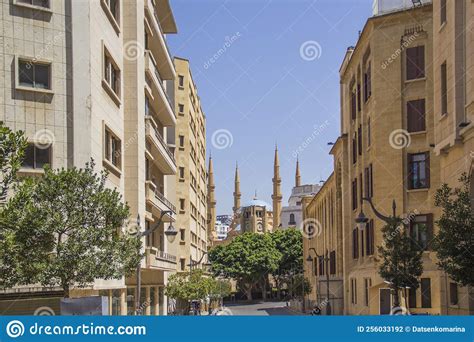 Streets of Downtown Beirut stock photo. Image of walks - 256033192