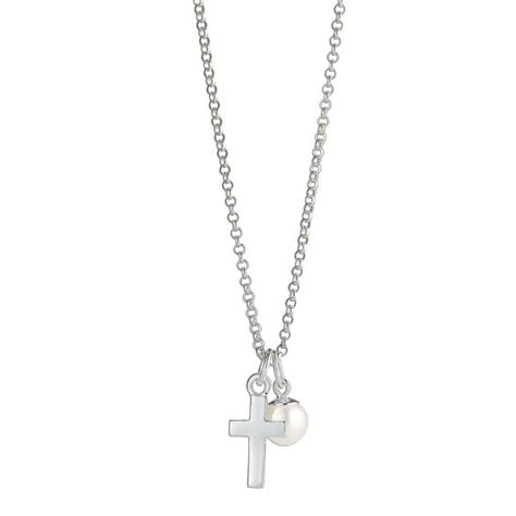 Baby Cross Necklace Christening T Molly Brown London