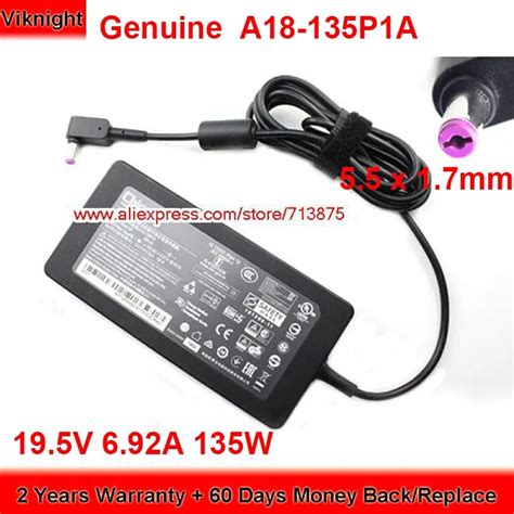 Genuine A18 135P1A A16 135PIB For Chicony 135W Charger 19 5V 6 92A AC