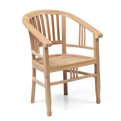 Rosecliff Heights Astasia Teak Patio Dining Armchair | Wayfair