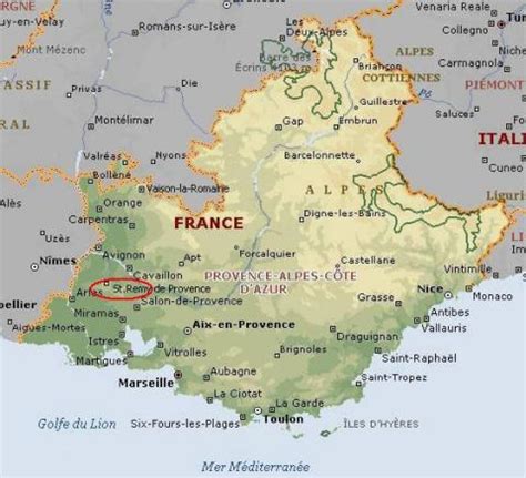 Saint-Remy-de-Provence - Map