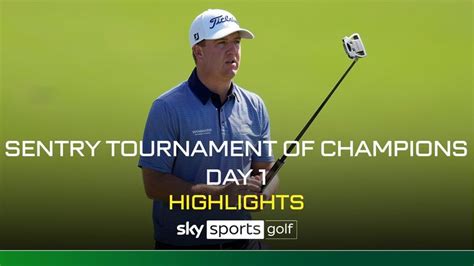 2025 Sentry Tournament of Champions | Day one highlights | Golf News ...