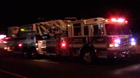 Toms River Fire Department Tower Ladder 2525 Utility 2517 And Silverton