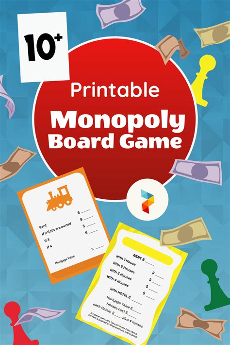 Monopoly Board Game - 10 Free PDF Printables | Printablee