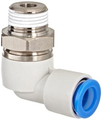 SMC KS Series PBT Rotary Push To Connect Tube Fitting 90 Degree Elbow