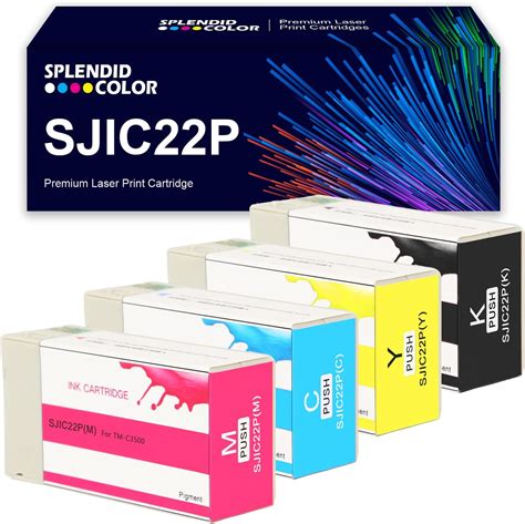 Amazon Splendidcolor Tm Sjic P Ink Cartridge Replacement For